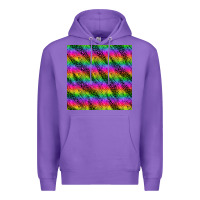 Purple neon rainbow leopard zebra seamless pattern Premium Hoodie - BundleAndBundleShop