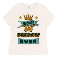 Bone world's best peepaw ever Ladies Tee - Jasminsmagicworld