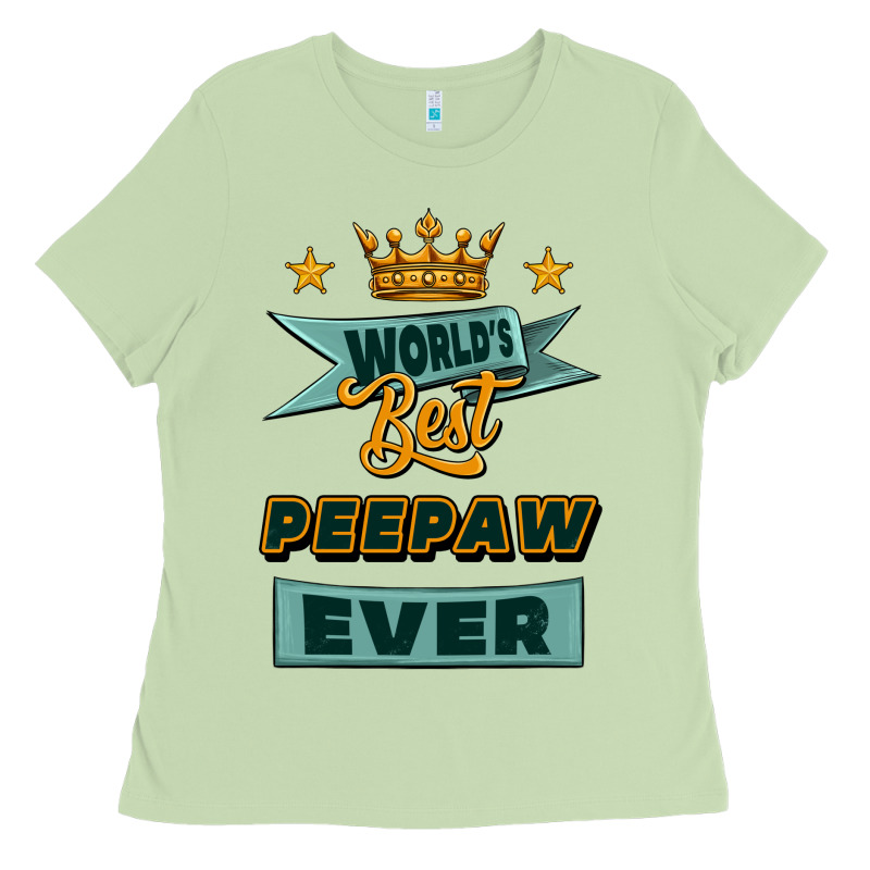 World's Best Peepaw Ever Ladies Tee by Jasminsmagicworld | Teevron