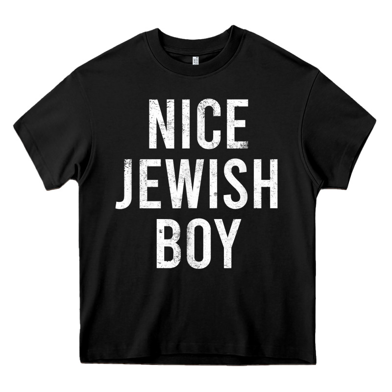 Hanukkah Nice Jewish Boy Cool Chanukah Festival Jewish Gift T Shirt Heavy Core Tee by minhPixels | Teevron