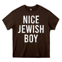 Chocolate Brown hanukkah nice jewish boy cool chanukah festival jewish gift t shirt Heavy Core Tee - minhPixels