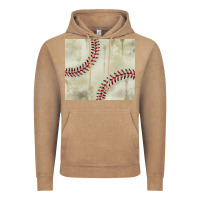Vintage Coffee dirty baseball pattern Vintage Hoodie - TumblerDesignByShophia
