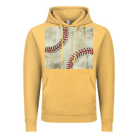 Vintage Mustard dirty baseball pattern Vintage Hoodie - TumblerDesignByShophia