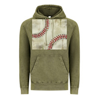 Vintage Olive dirty baseball pattern Vintage Hoodie - TumblerDesignByShophia
