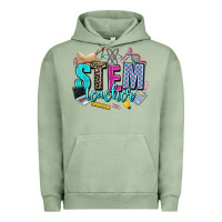 Pigment Oil Green stem teacher Urban Hoodie - AdoDesignShop