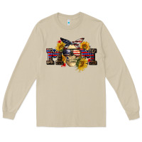 Mushroom american mom skull Long Sleeve Tee - CowGirlArtShop