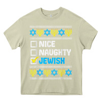 Mossy nice naughty jewish ugly hanukkah sweater chanukah jew gift premium t Heavy Core Tee - minhPixels