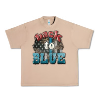 Burro Back to blue 4th of july Urban Heavy Tee - HowdyJamesFarm