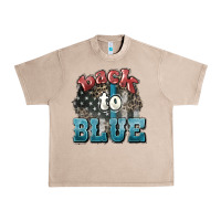 French Oak Back to blue 4th of july Urban Heavy Tee - HowdyJamesFarm