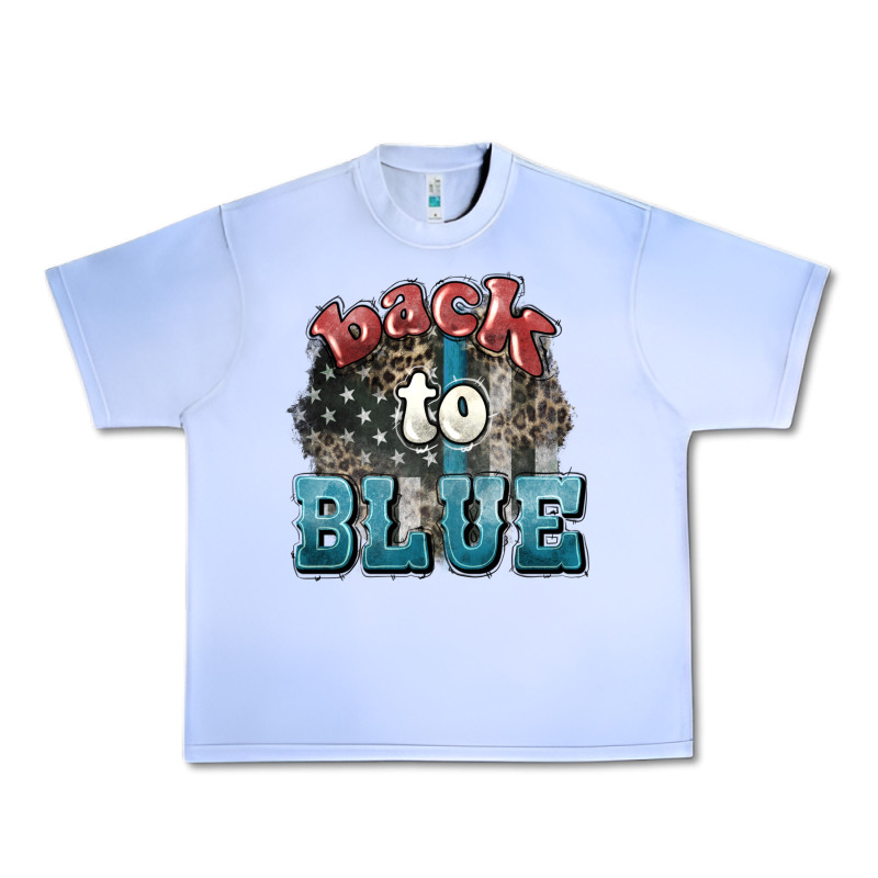 Back To Blue 4th Of July Urban Heavy Tee by HowdyJamesFarm | Teevron