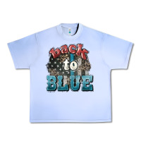 Grape Ice Back to blue 4th of july Urban Heavy Tee - HowdyJamesFarm