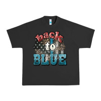 Pigment Black Back to blue 4th of july Urban Heavy Tee - HowdyJamesFarm
