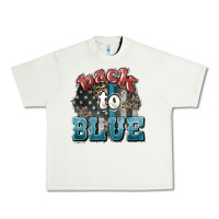 Pistachio Back to blue 4th of july Urban Heavy Tee - HowdyJamesFarm