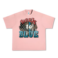 Salmon Back to blue 4th of july Urban Heavy Tee - HowdyJamesFarm