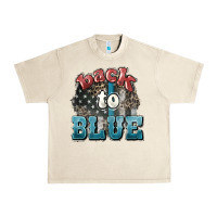 Sandshell Back to blue 4th of july Urban Heavy Tee - HowdyJamesFarm