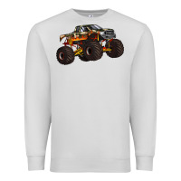 Dove Grey monster truck Premium Sweatshirt - Artiststas
