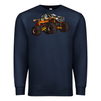 Navy monster truck Premium Sweatshirt - Artiststas