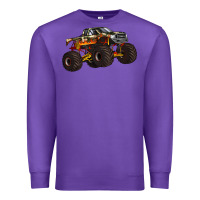 Purple monster truck Premium Sweatshirt - Artiststas