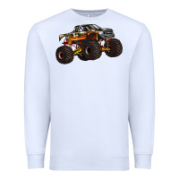 White monster truck Premium Sweatshirt - Artiststas