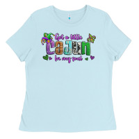 Baby Blue got a little cajun in my soul Ladies Tee - Jasminsmagicworld