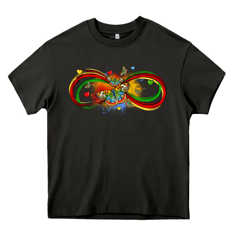 Butterfly Infinity Symbol Autism Heavy Core Tee by LillyAllenDesigns | Teevron