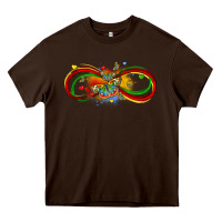 Chocolate Brown butterfly infinity symbol autism Heavy Core Tee - LillyAllenDesigns