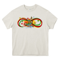 Cream butterfly infinity symbol autism Heavy Core Tee - LillyAllenDesigns