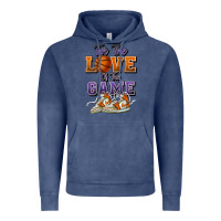 Vintage Denim for the love of the game basketball Vintage Hoodie - HowdyJamesFarm