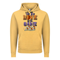 Vintage Mustard for the love of the game basketball Vintage Hoodie - HowdyJamesFarm