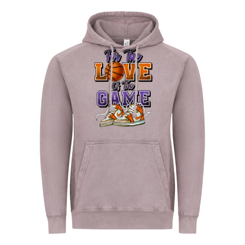 For The Love Of The Game Basketball Vintage Hoodie by HowdyJamesFarm | Teevron