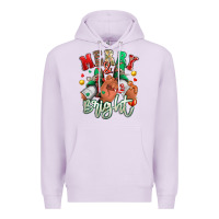 Lilac merry and bright black man sneakers Premium Hoodie - RanaPortraitStore