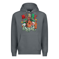 Rock merry and bright black man sneakers Premium Hoodie - RanaPortraitStore