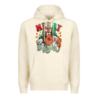 Sandshell merry and bright black man sneakers Premium Hoodie - RanaPortraitStore