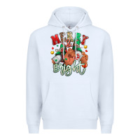 White merry and bright black man sneakers Premium Hoodie - RanaPortraitStore