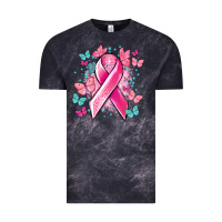 Cloud Black Breast Cancer ribbon Cancer Awareness Vintage Tee - HowdyJamesFarm