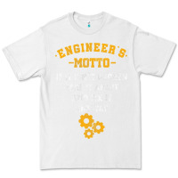 White engineer engineering mechanical profession electrical gift Premium Tee - minhPixels