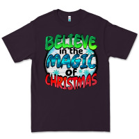 Plum believe in the magic of christmas Premium Tee - BarkalooDesign