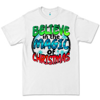 White believe in the magic of christmas Premium Tee - BarkalooDesign