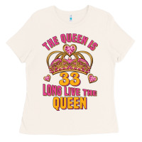 Bone the queen is 33 long live the queen Ladies Tee - Jasminsmagicworld
