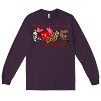 Plum Let all that you do be done in love i corinthians Long Sleeve Tee - HowdyJamesFarm