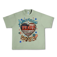 Oil Green American heart southern soul Urban Heavy Tee - HowdyJamesFarm