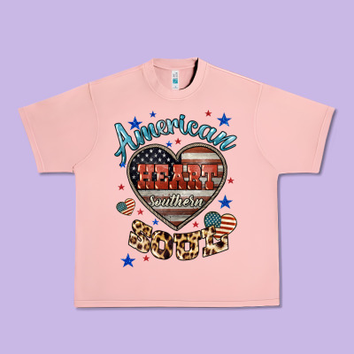 American Heart Southern Soul Urban Heavy Tee Designed By Howdyjamesfarm