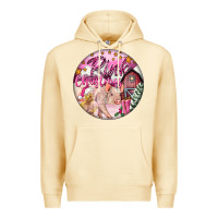 Pina Colada pink christmas pig Premium Hoodie - FaDigitalArtStudio