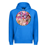 True Royal pink christmas pig Premium Hoodie - FaDigitalArtStudio