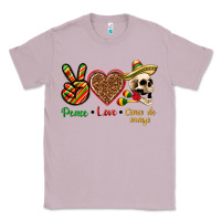 Lilac Peace Love Cinco De Mayo Classic Tee - texasbilliewilder