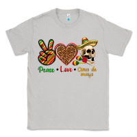 Moon Dust Peace Love Cinco De Mayo Classic Tee - texasbilliewilder