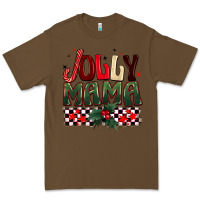 Cacao Christmas jolly mama Premium Tee - BarkalooDesign