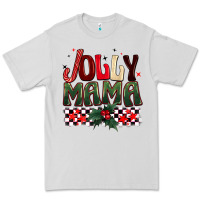 Dove Grey Christmas jolly mama Premium Tee - BarkalooDesign
