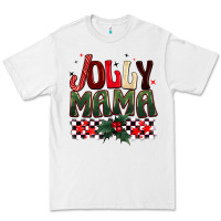 White Christmas jolly mama Premium Tee - BarkalooDesign