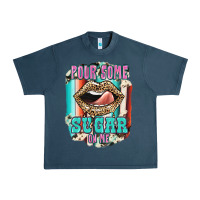 Midnight Navy Pour Some Sugar On Me Urban Heavy Tee - JahusDesignShop